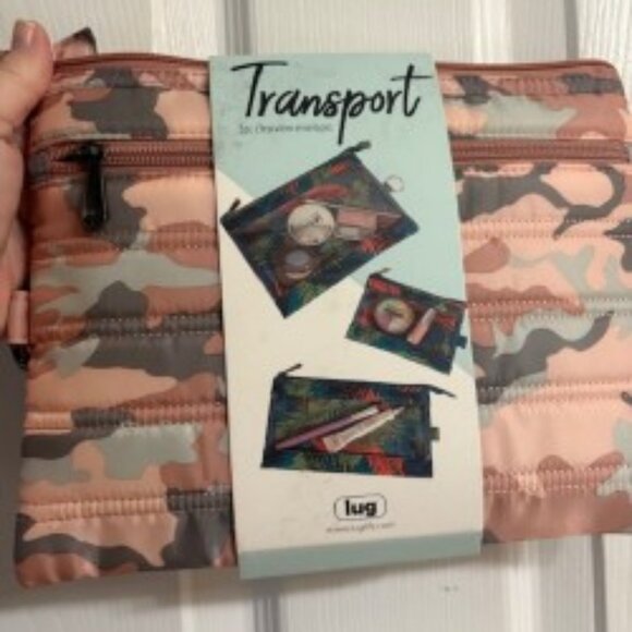 Lug-Transport - 3 pc Storage Envelopes- NWT- Camo Rose - Picture 1 of 3